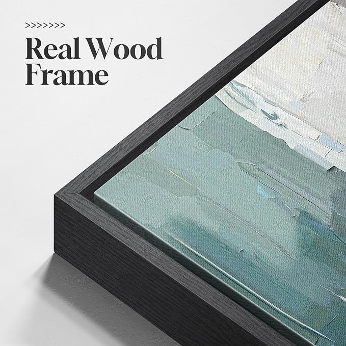 Large Framed Colorful Abstract Wall Art - Image 5