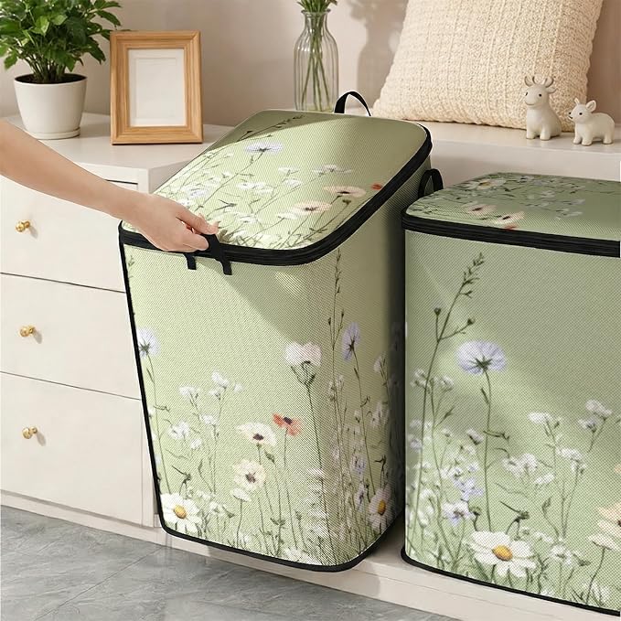 2pcs blanket storage bag for under bed, closet organizers 95L | clothing - Image 6