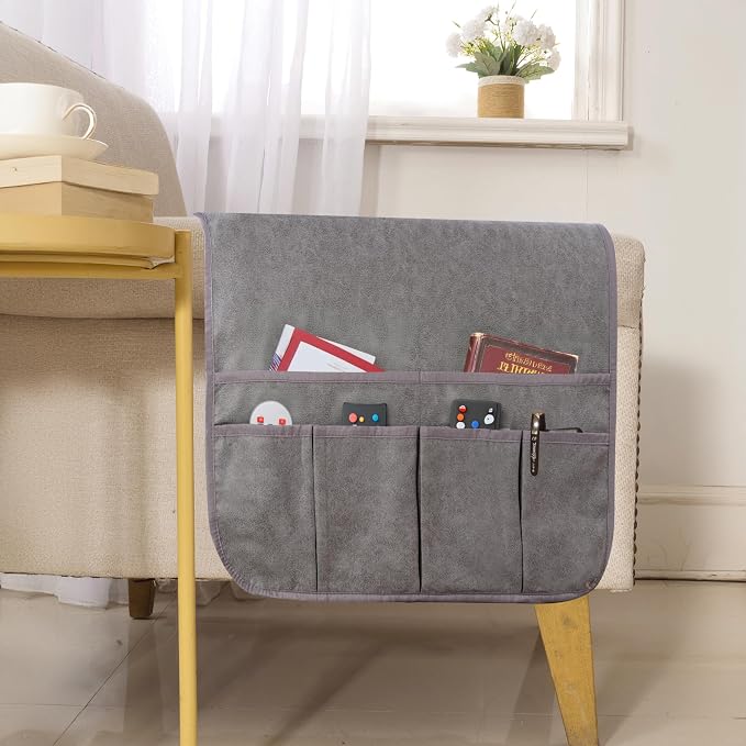 Armchair Caddy for Couch Remote Control Holder by luckyjoyreal