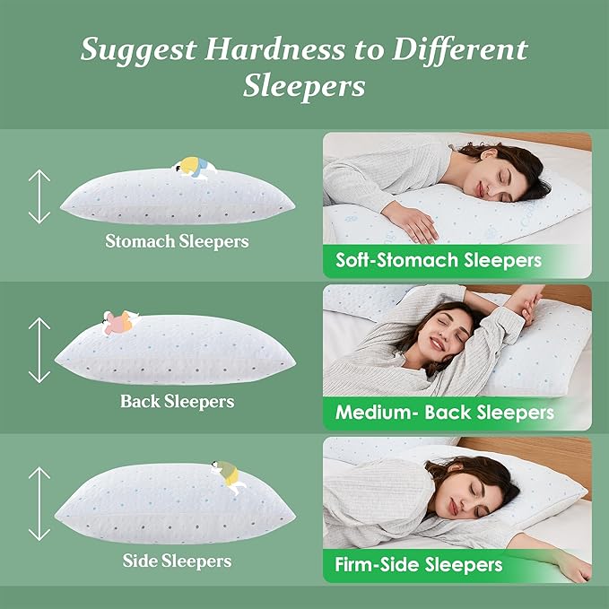 Dreamood Cooling Body Pillow Shredded Memory Foam - Image 4