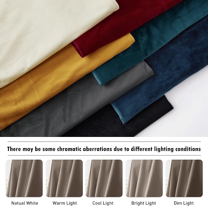 RYB Home Velvet Curtains 96 inches - Image 7