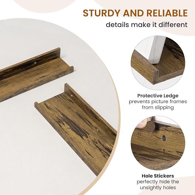 Picture Ledge Shelf, Floating Shelves - Image 4