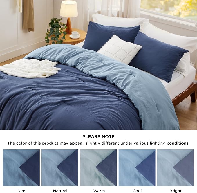 Bedsure King Comforter Set, 3 Pieces GentleSoft™ Bed Set, 1 Lightweight - Image 7