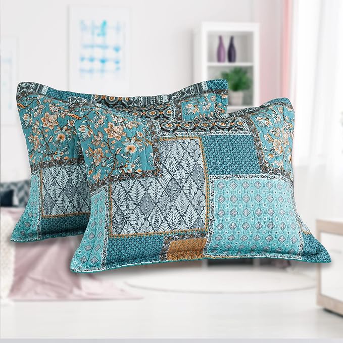 BEDIFANY 3 Pieces Cotton King Size Quilt Sets, King Quilted Coverlets | - Image 8
