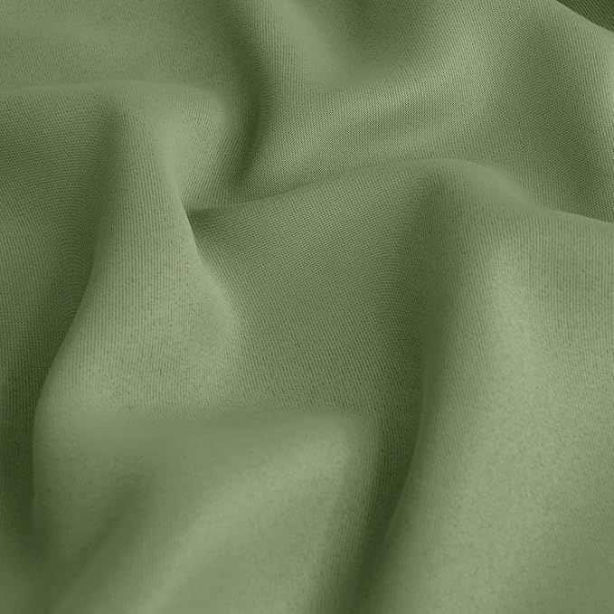 BGment Olive Green Blackout Curtains 48 Inches Length - Image 7