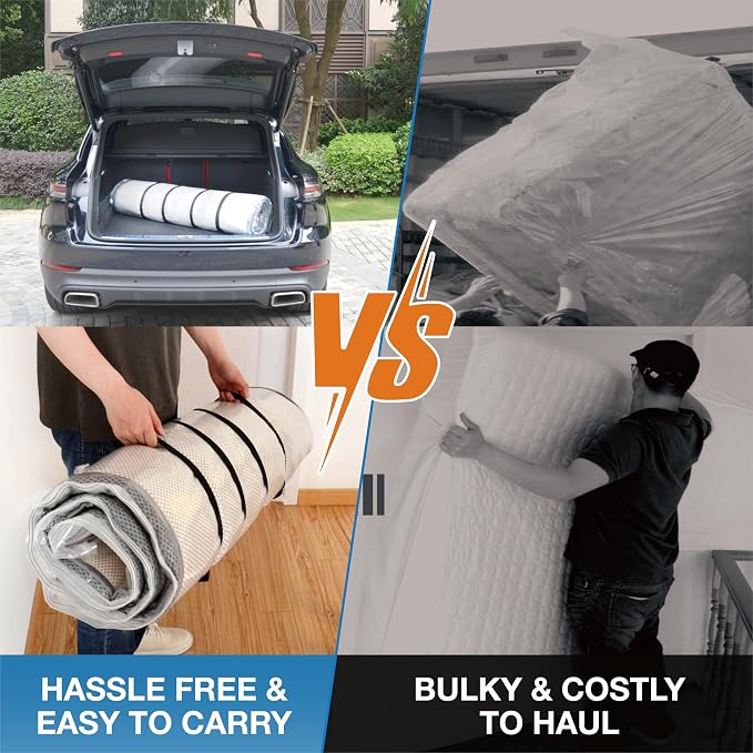 Foam Mattress Vacuum Bag with 4 Adjustable Straps, Twin/Twin XL | Heavy-Duty - Image 3