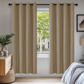 Deconovo Blackout Curtains for Bedroom and Living Room 72 Inches Long | Black by Unknown