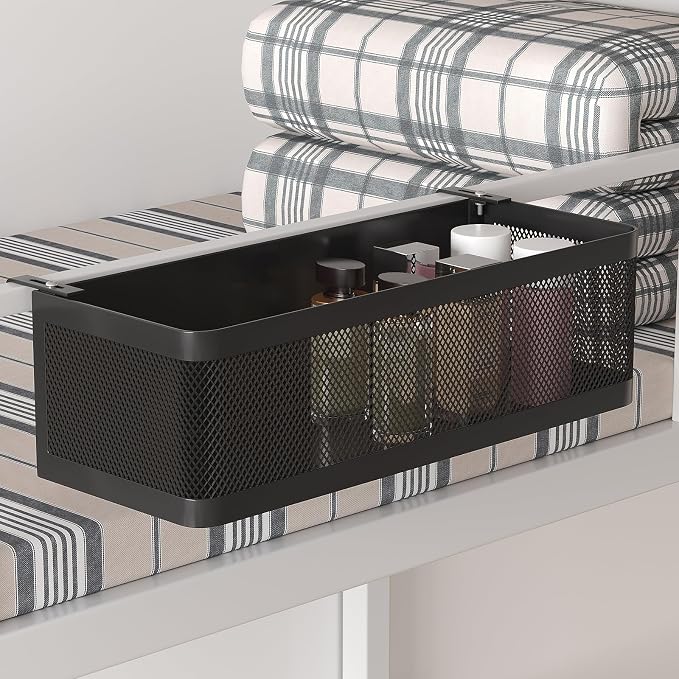 Bedside Caddy Shelf for Bunk Bed, L13.78in*W5.12in*H3.94in | For Bunk Bed by WOCHUANGSI