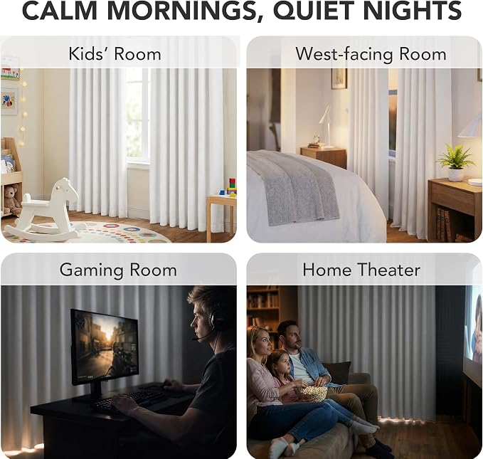 Deconovo 100% Blackout Curtains - Image 7