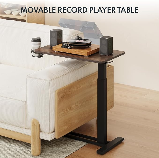 FLEXISPOT H7 28" Pneumatic Height-Adjustable Overbed Table - Image 10