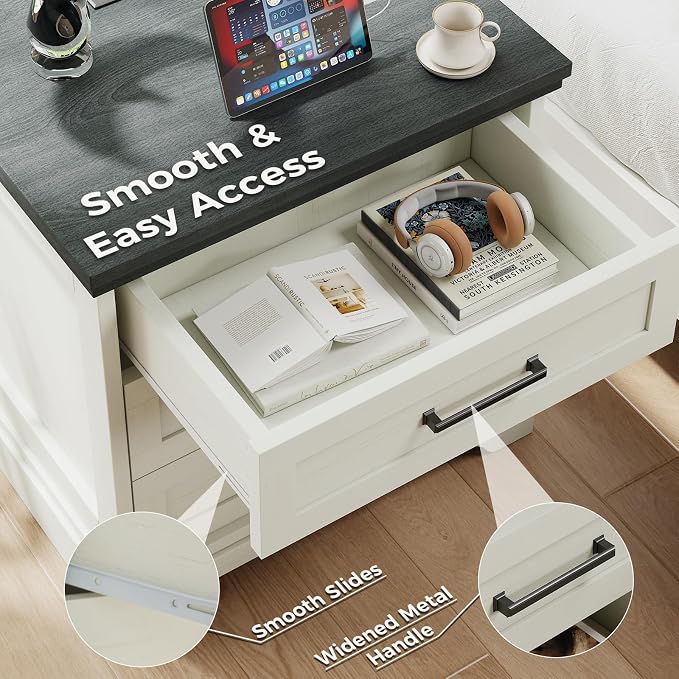 DUMOS Farmhouse Nightstand - Image 6