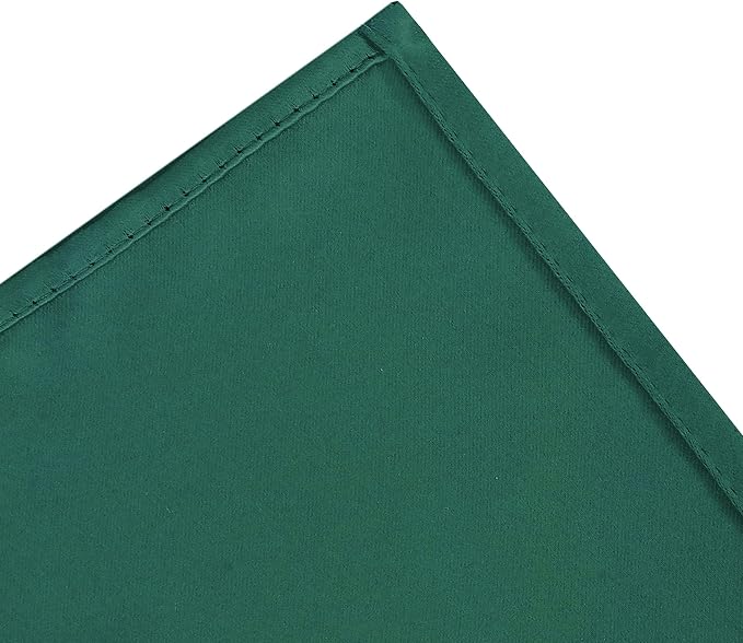 Green Blackout Curtains 34 x 54 Inch Length/Set of 2 Curtain Panels/Thermal - Image 8