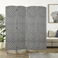 RHF Room Divider Panel, Partition Room Dividers, 4 Panel Privacy Screen by RoseHomeFashion
