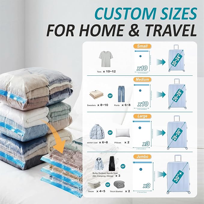 Travel Vacuum Storage Bags - Image 4