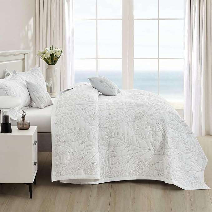 HZ & HY Oversized King Bedspreads, 5-Piece Quilt Set, Lightweight Reversible - Image 4