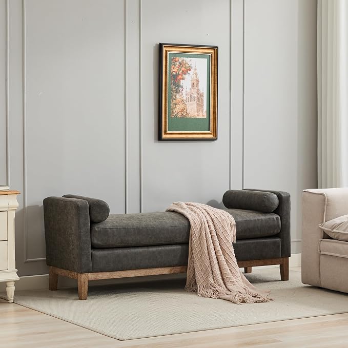 66.34" Upholstered End of Bed Bench - Image 5