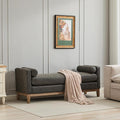 Upholstered End Bench Daybed Footrest Ottoman by WEALTHKING