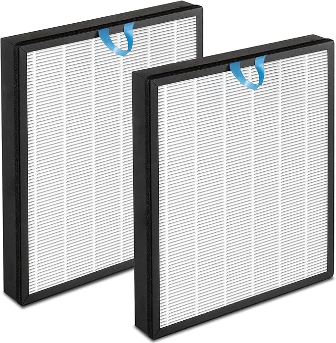 NXBHG Vital 100S Replacement Filter Compatible with Levoit Smart WiFi Vital 100S Air Puri-fier, 3-in-1 Efficient Middle Filter and High-Efficiency Activated Carbon Filter, Vital 100S-RF, 2 Pack.