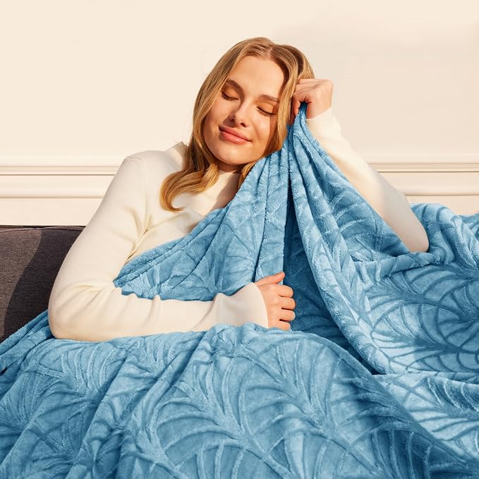 Whale Flotilla Soft Flannel Fleece Throw Blanket - Image 7