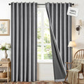 Deconovo Faux Linen 100% Blackout Curtains by Unknown