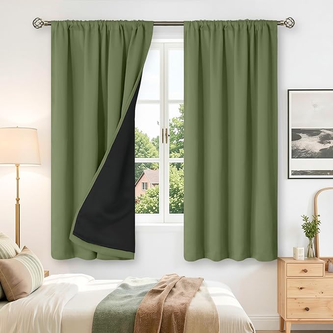 BGment Grass Green Blackout Curtains by BGment