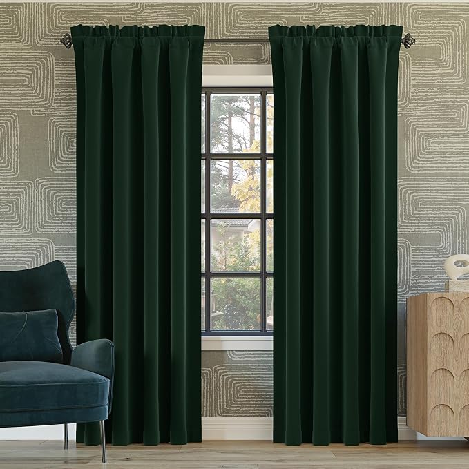Sun Zero Oslo Theater Grade Extreme 100% Blackout Rod Pocket Curtain Panel - Image 7
