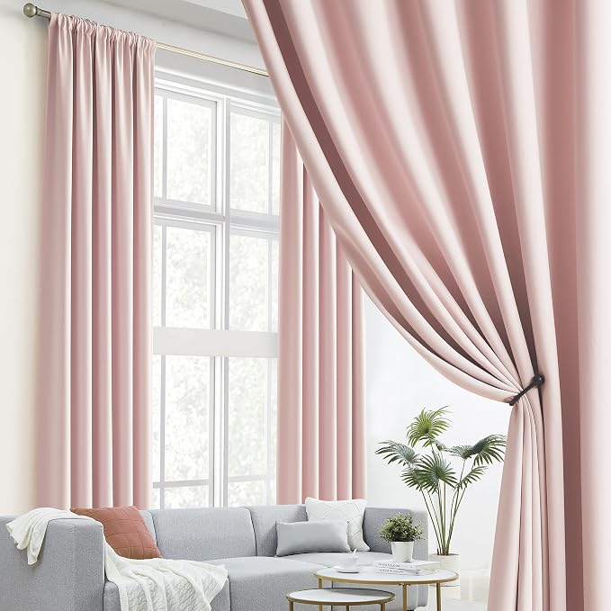 Solid Back Tab and Rod Pocket Curtains - Image 2