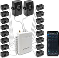 Smart Home Energy Monitor with 16 50A Circuit Level Sensors, Measure Power Usage in Real-Time, History with App (16 50A Circuit Level Sensors) - Compatible with Home Assistant