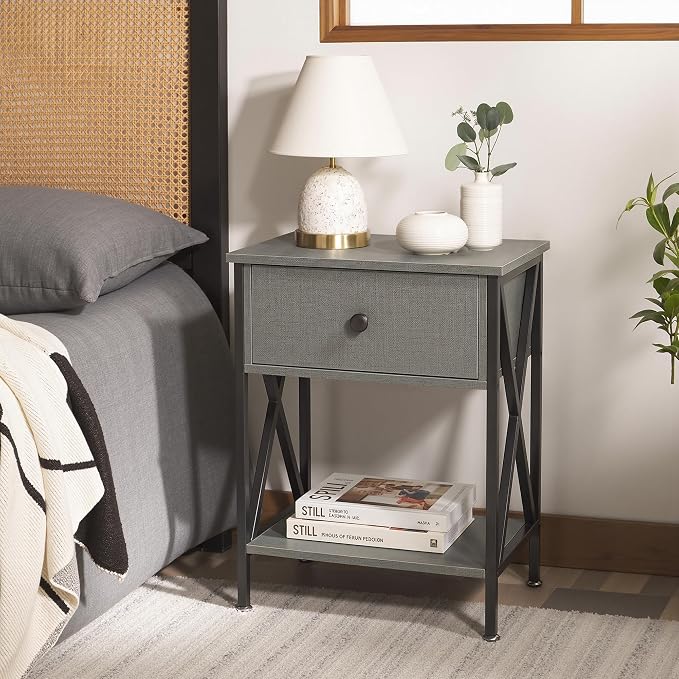 VECELO Nightstands Set of 2, Modern Bedside End Tables, Night Stands - Image 6