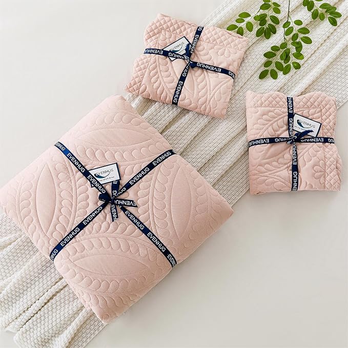 Cmfshape Oversize King Size Bedspread 120"x120", 3 Piece California King Quilt - Image 7