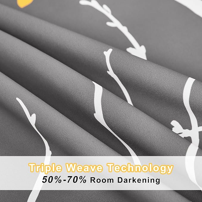 NICETOWN Room Darkening Ceiling to Floor Curtains, Decorative Modern Aesthetic - Image 5