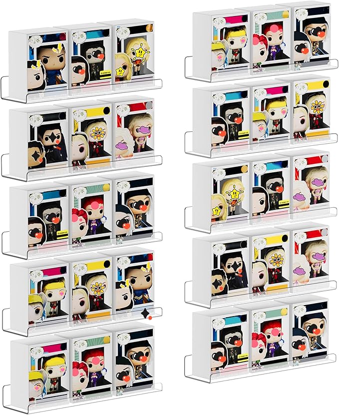 upsimples 10 Pcs 15" Acrylic Shelves by upsimples