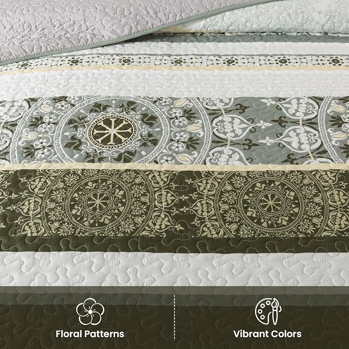 Etwel Lightweight Queen Size Quilt Set - Image 5