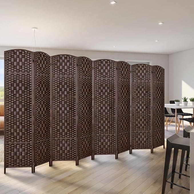 RHF Room Divider Panel, Partition Room Dividers, 8Panel Privacy Screen - Image 2