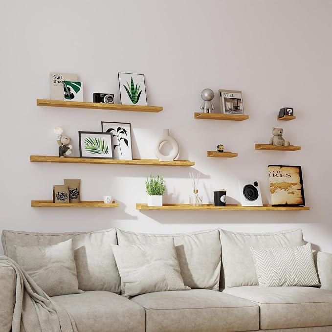 Small Oak Floating Shelves for Wall, Shelf - Image 6