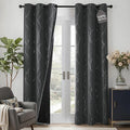 Deconovo 100% Blackout Living Room Curtains 63 Inches Long, Thermal Insulated by Unknown
