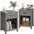 Decofy Farmhouse Nightstand by Decofy