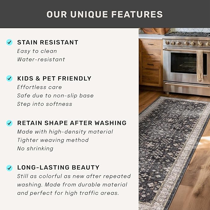 Boho Dining Room Rugs for Under Table - Image 7
