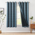 jinchan Boho Blackout Curtains 63 Inch Length by JINCHAN