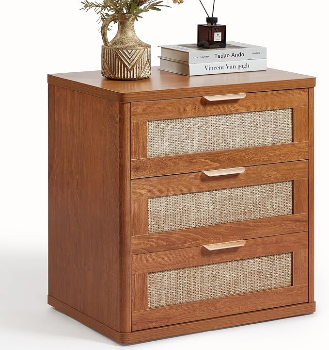 LEYAOYAO Rattan 23" Nightstands by LEYAOYAO-Findtheshiningpointofyourideallife%EF%BC%81