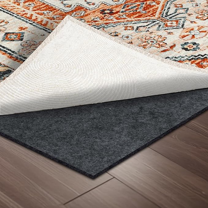 100% Waterproof Rug pad, 2x8 ft Area Rug Non-Slip Rug Pads, Carpet Pads for All Floors and finishes, Felt pad for Hardwood Floors, Keep Carpets in Place Soft and Secure