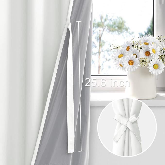 XWZO 100% Blackout Curtains - Image 3