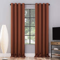 Sun Zero Nordic 2-pack Theater Grade Extreme 100% Blackout Grommet Curtain by SunZero%E2%84%A2