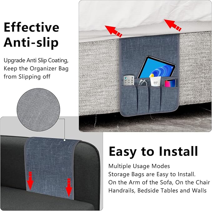 Couch Caddy Remote Control Holder, Armchair Caddy - Image 5