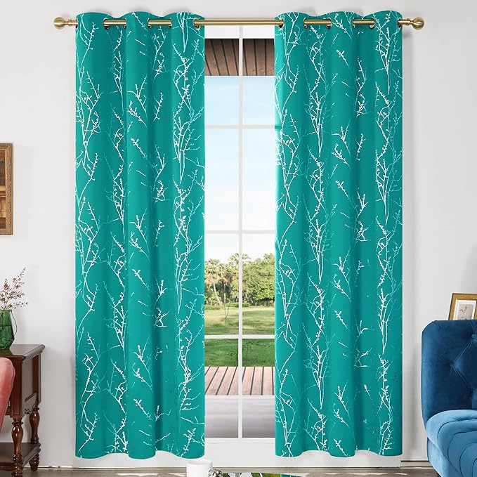 Deconovo Living Room Curtains 84 Inches Long, Thermal Insulated, Room Darkening - Image 2