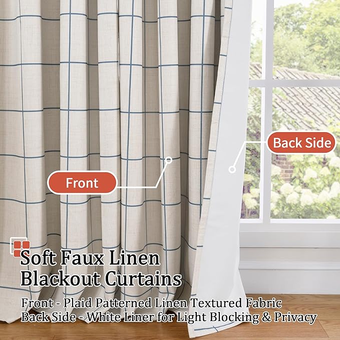 Linen Blackout Curtains - Image 3