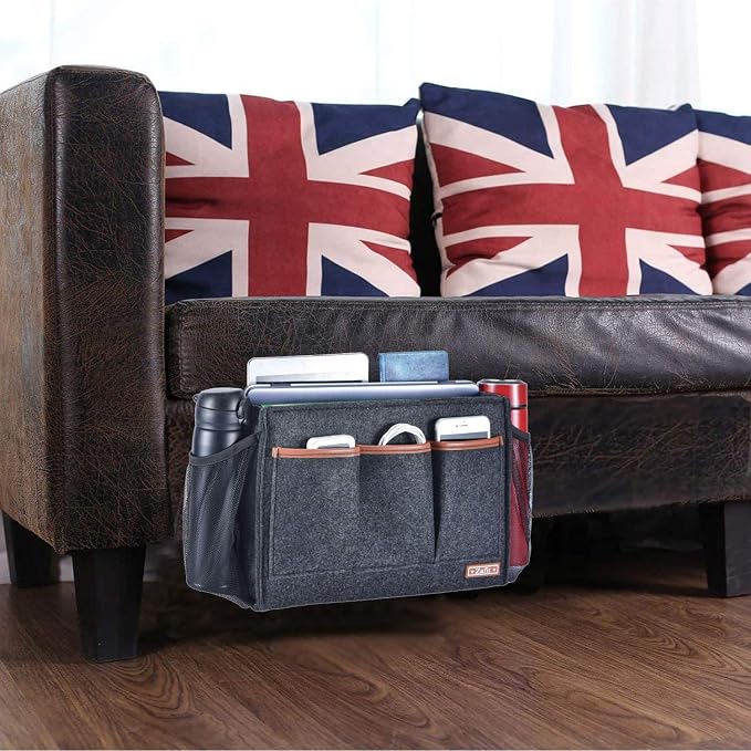 Zafit Bedside Caddy, Large Size Storage Organizer - Image 7