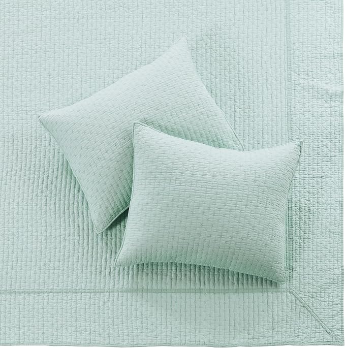 Levtex Home Cross Stitch Reversible Twin Bedspread Set - Image 8