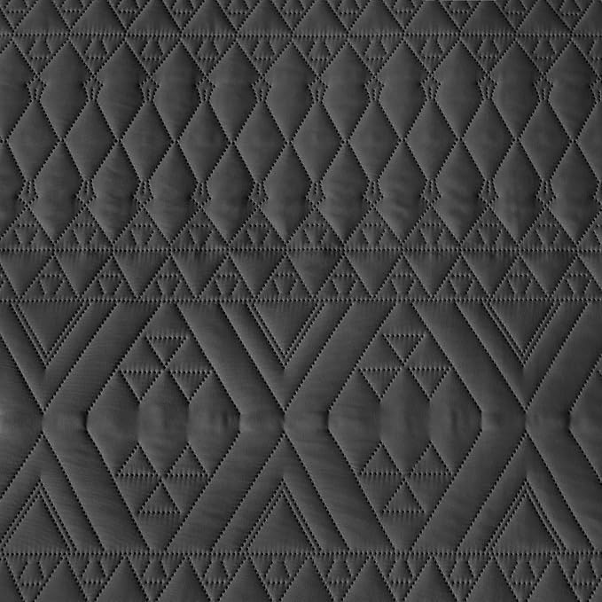 akkialla Twin Size Quilt Bedding Set, Modern Style Geoetric Pattern Coverlet Set - Image 8