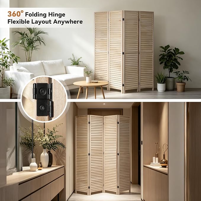 Wood Room Divider - Image 5